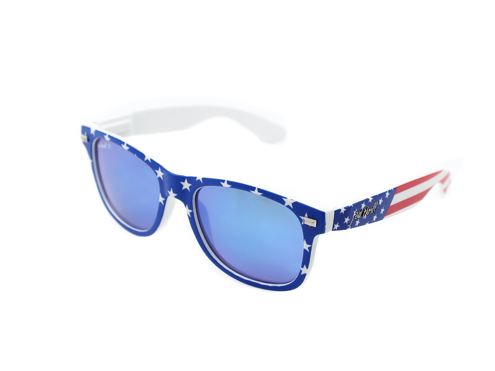 Americans - USA Flag/ Mirrored Sky Blue Polarized