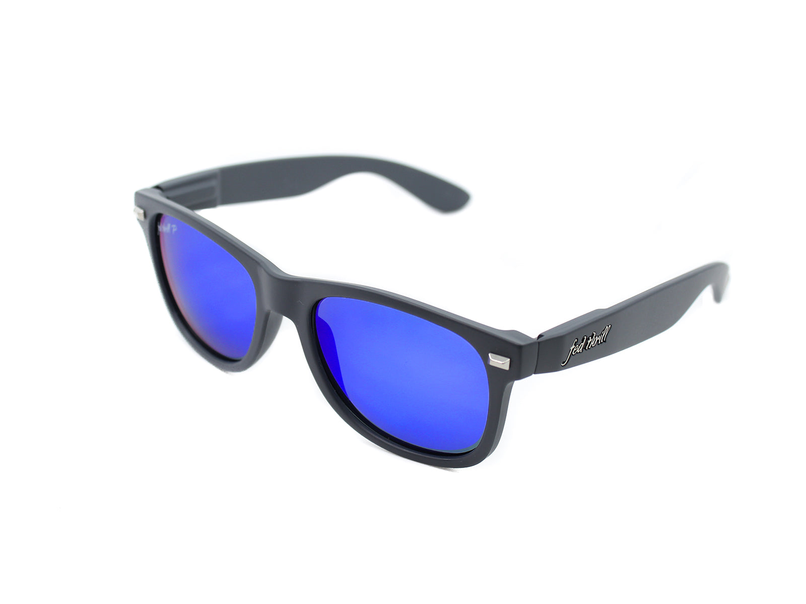 Fultons - Sage: Matte Gray / Mirrored Blue Polarized