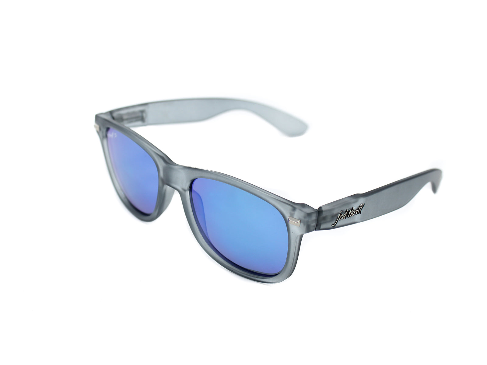 Fultons - Ceruleans: Frosted Gray / Mirrored Blue Polarized