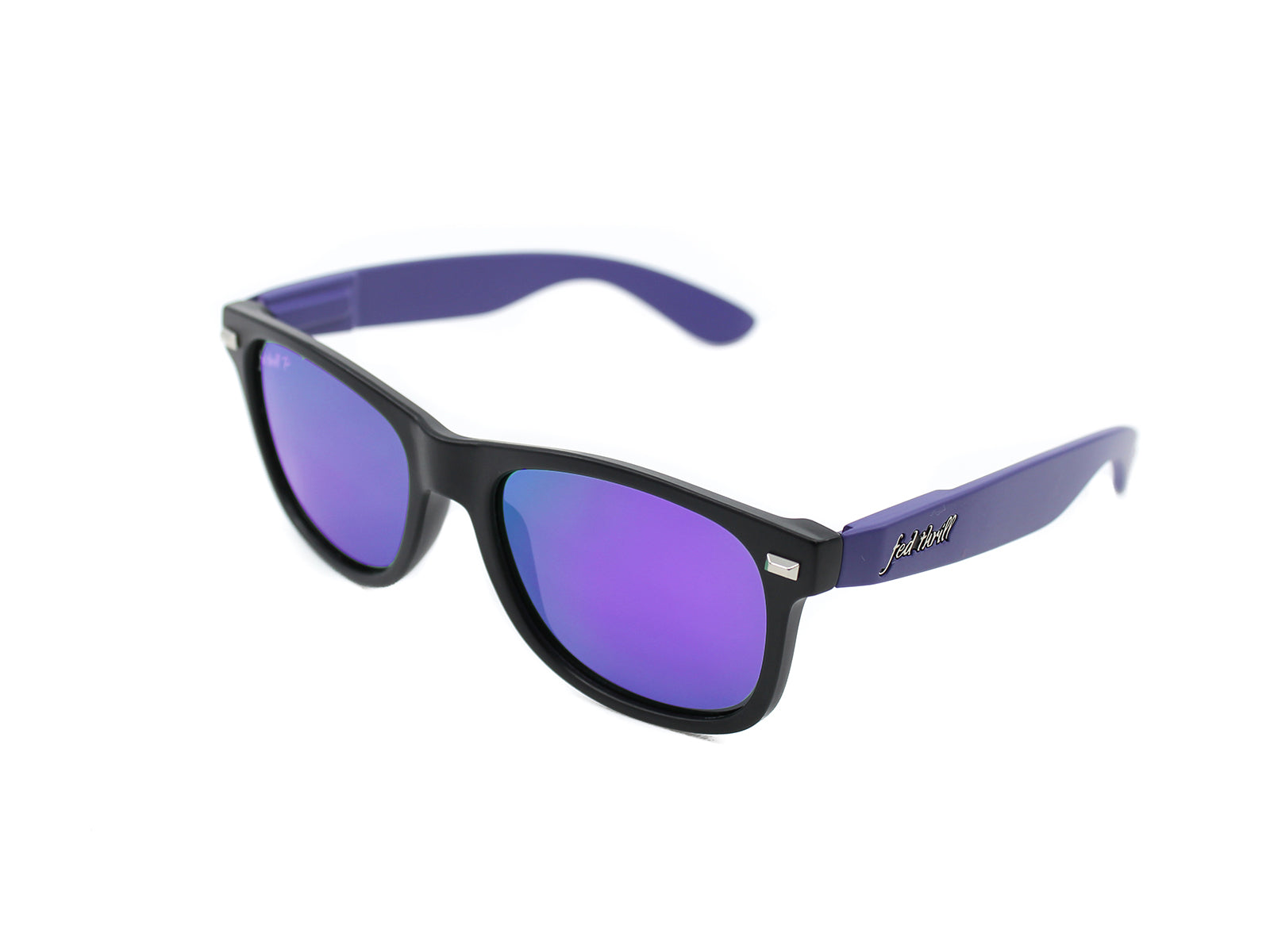 Samba Shades New Classic Wayfarer Inspired Designer Polarized Sunglasses  with Rose Purple Break Resistant TR90 Frame, Brown Gradient Lens