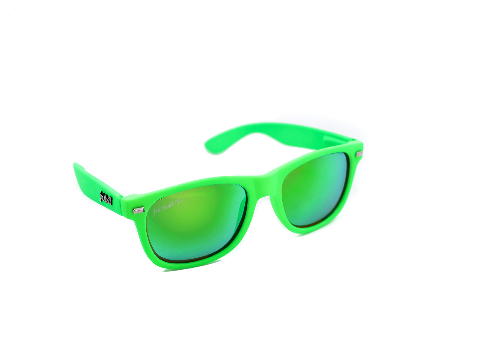 Fultons - Ryleighs: Matte Neon Green / Mirrored Green Polarized